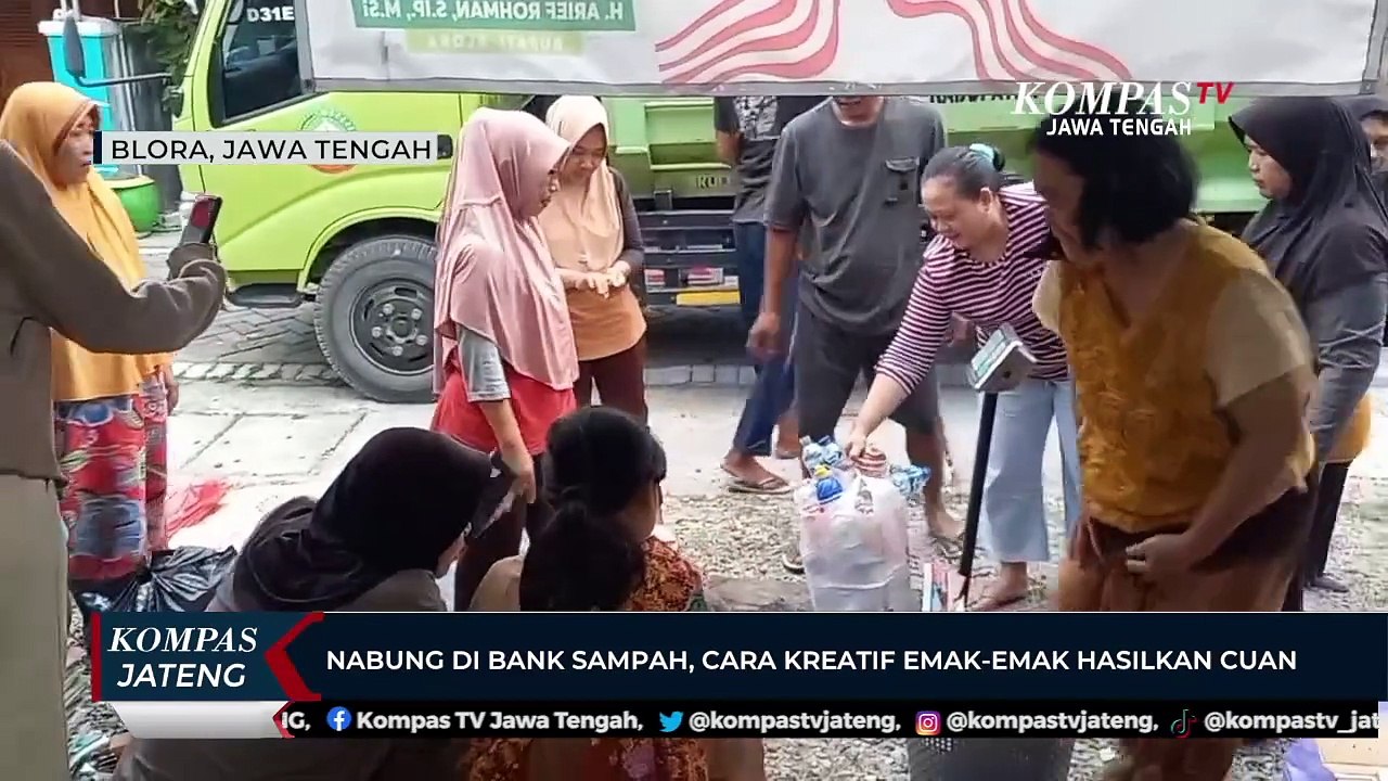 Nabung di Bank Sampah, Cara Kreatif Emak-emak Hasilkan Cuan