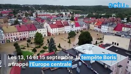 Les dégâts considérables de la tempête Boris en Europe centrale