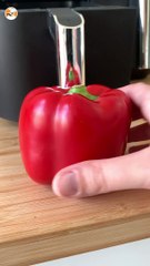 Poivrons grillés au air fryer, parfaits pour l'été !