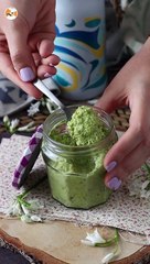 Pesto de alho de urso (selvagem), perfumado e muito saboroso!