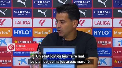 Michel : "On n'a pas su faire mal au Barça dans le jeu"