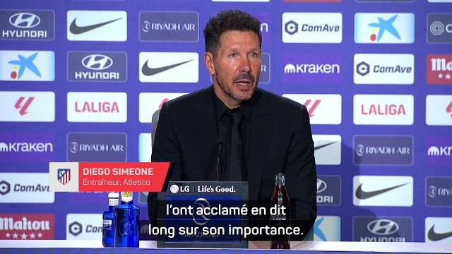 Simeone : “Nous avions tous besoin qu’Álvarez marque”