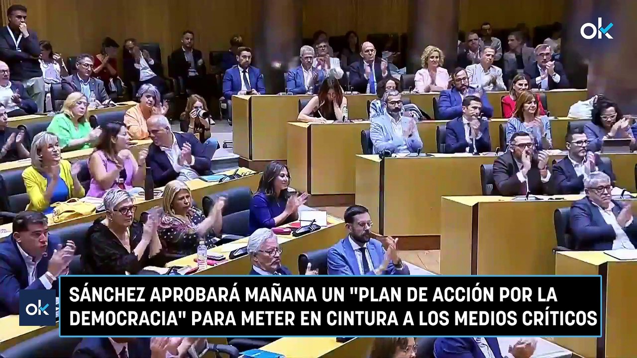 Sánchez aprobará mañana un «plan de "acción por la democracia" para meter en cintura a los medios críticos