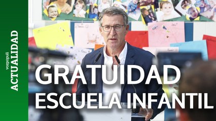 Feijóo propondrá la gratuidad de las escuelas infantiles