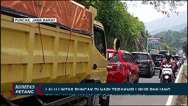 Arus Lalu Lintas Puncak Menuju Jakarta Masih Padat, Polisi Berlakukan One Way