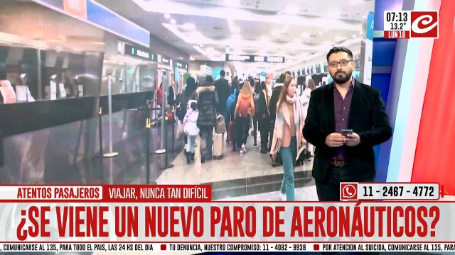 Trabajadores de Aerolíneas Argentinas amenazan con medidas de fuerza más duras