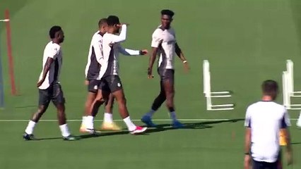 Tchouaméni et Bellingham de retour à l'entraînement collectif