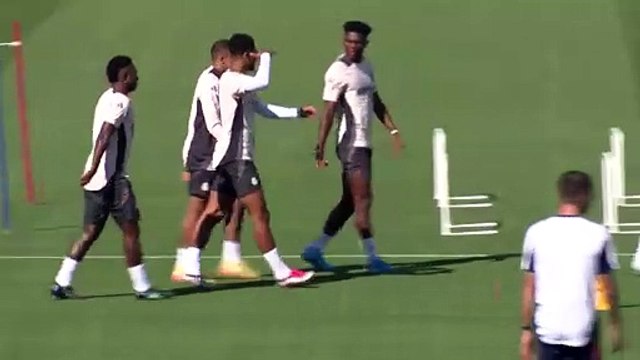 Tchouaméni et Bellingham de retour à l'entraînement collectif