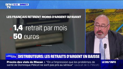Les Français retirent de moins en moins d'argent dans les distributeurs