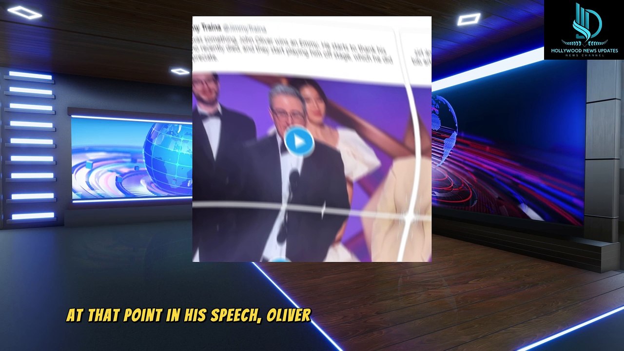 Fans Can't Get Over John Oliver's Emmys Acceptance