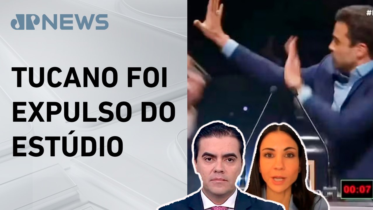 Datena dá cadeirada em Marçal em debate na TV Cultura; Amanda Klein e Cristiano Vilela analisam