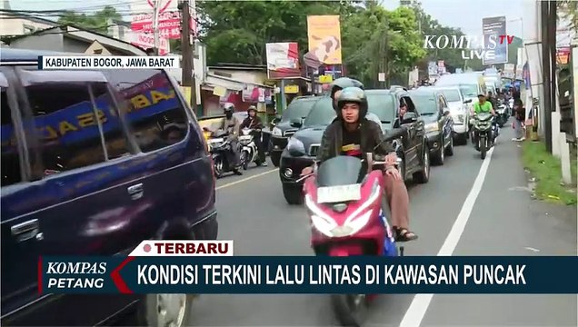 Update Arus Lalu Lintas Kawasan Puncak Bogor di Hari Terakhir Liburan