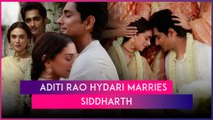 Aditi Rao Hydari Gets Married To Siddharth In South Indian Ceremony; First Wedding Pics Out