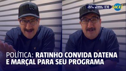 Ratinho convida Datena e Marçal para seu programa