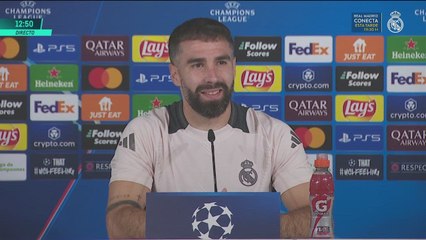 Carvajal rueda de prensa previa al Real Madrid - Stuttgart