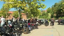 Decenas de motociclistas se manifiestan en Madrid para exigir seguridad vial