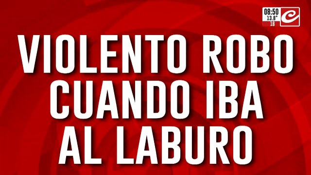 Violento asalto a joven trabajador: lo golpean salvajemente para robarle sus pertenencias