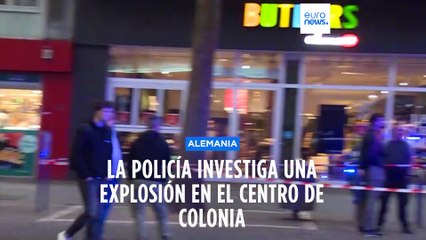 Una explosión en pleno centro de Colonia provoca el cierre de una carretera