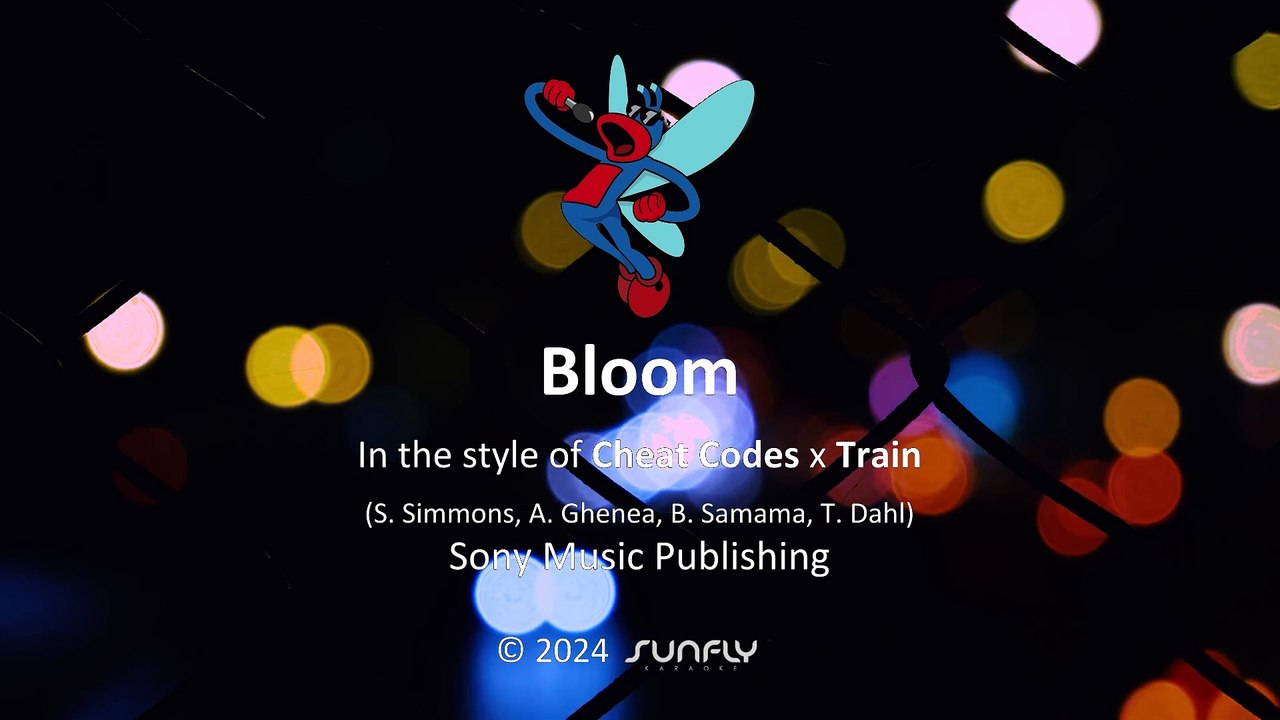 Cheat Codes X Train - 'Bloom' Karaoke