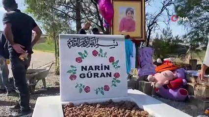 Narin'in mezarı yapıldı!