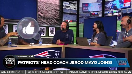 Patriots Head Coach Jerod Mayo joins!