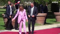 Italia-Gb, bilaterale Meloni-Stramer a Villa Pamphilj
