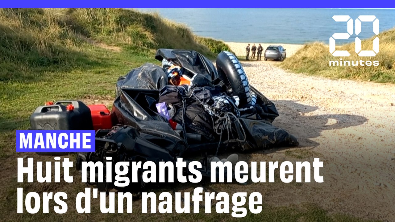 Manche : Huit migrants meurent lors d'un naufrage