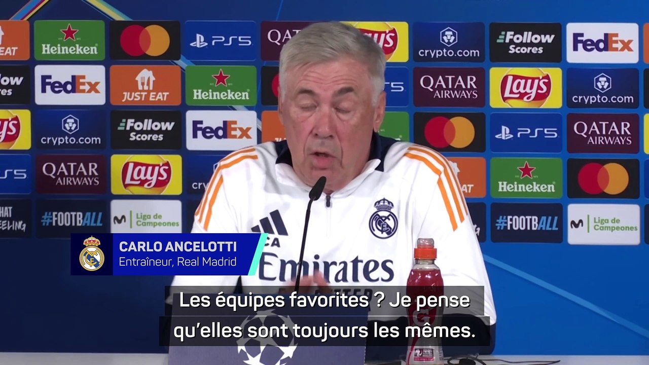 Ancelotti : "Le format change, mais les favoris restent les mêmes, y compris nous”