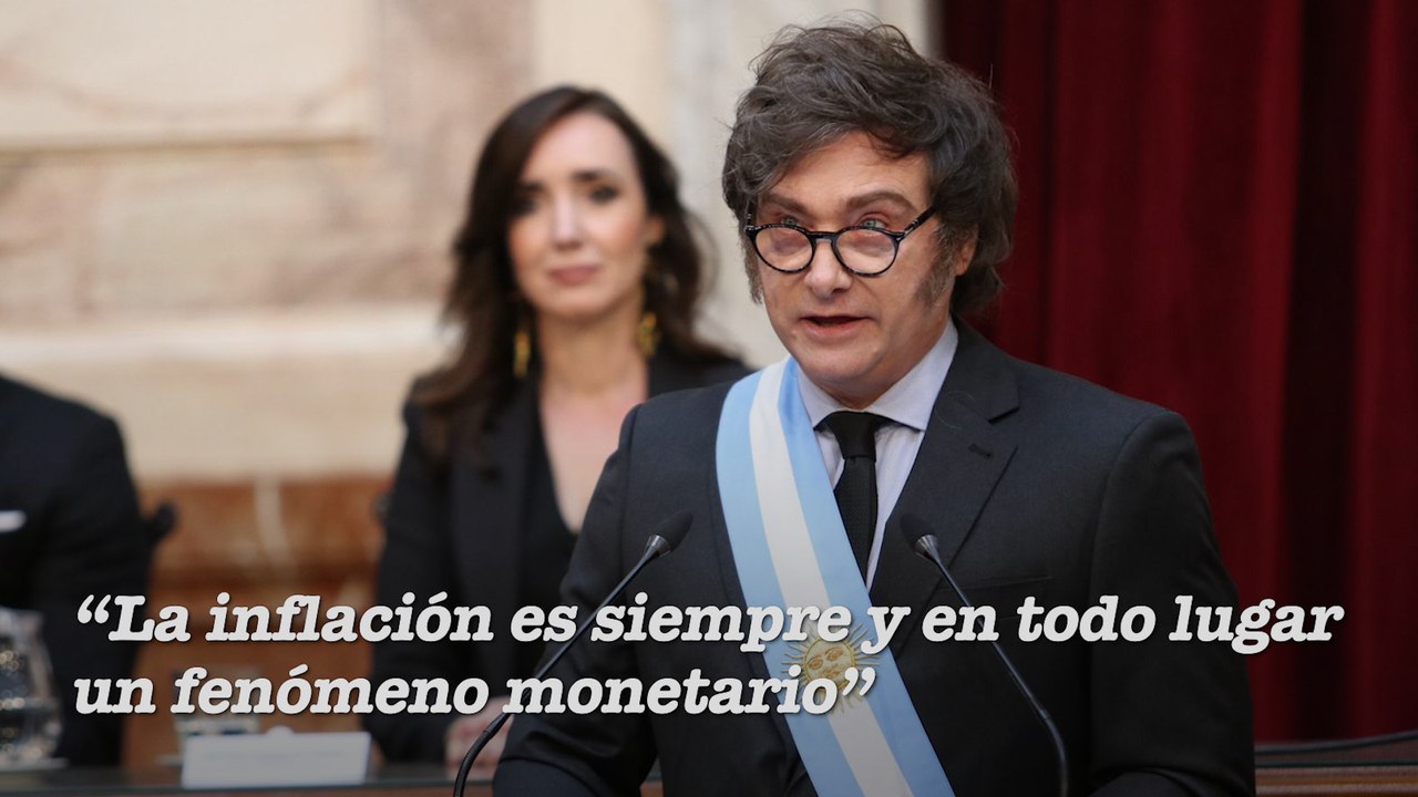 Milei presentó el presupuesto 2024 en el Congreso y arrobó a CFK: "La inflación es un fenómeno monetario"