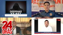 24 Oras: (Part 3) Paano kikilatisin ang deepfake?; Pulis at asawa niya, patay sa pamamaril; Extradition request vs. Teves; Palugit ng Kamara kay Harry Roque, atbp.