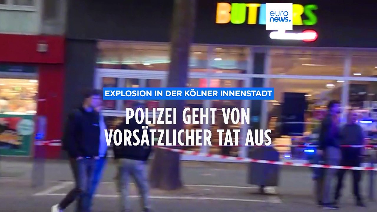 Explosion in Kölner Innenstadt: Ursache noch unklar