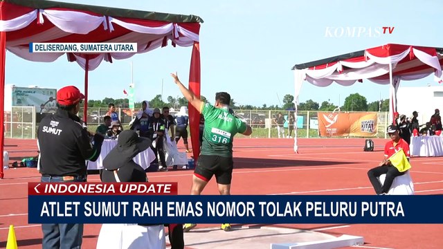 Pecahkan Rekor PON! Atlet Sumut Raih Emas Nomor Tolak Peluru Putra