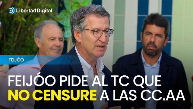 Feijóo pide al TC que no censure el derecho de las autonomías contra la Ley de Amnistía