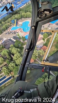 emGAZELA H-45 (SA342) Soko - Krug pozdrava Ribica Vitez S24+ 2024