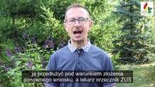 Wideo poradnik nt. "niezdolności do pracy" dla mieszkańców Powiatu Kępińskiego
