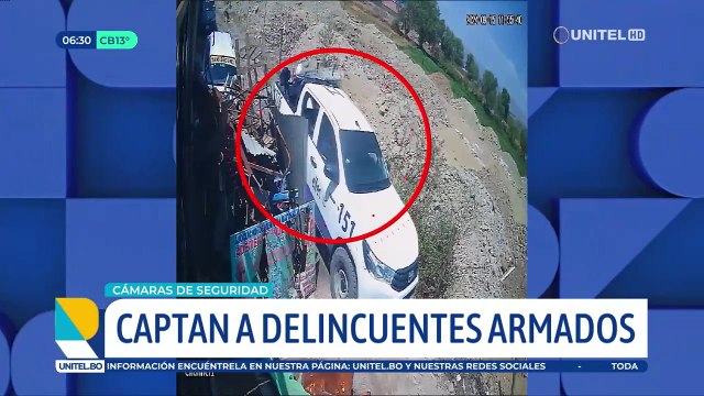 Cámaras captan al vehículo de supuesta empresa de electricidad en la que iba un grupo de delincuentes