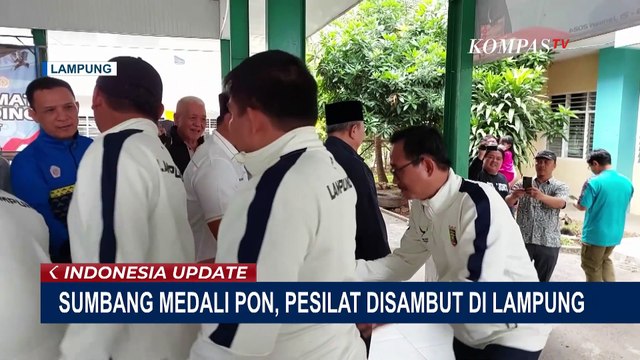 Begini Sambutan untuk Pesilat dari Lampung Usai Sumbang Medali PON