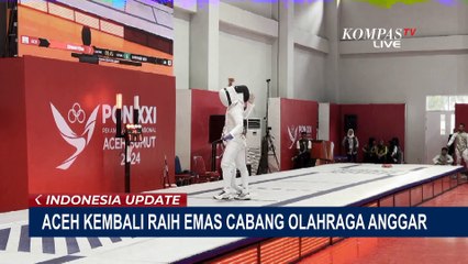 Aceh Kembali Raih Emas Cabang Olahraga Anggar di PON Ke-21