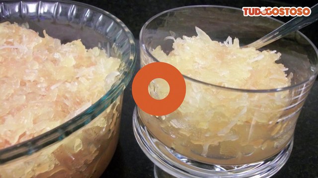 Doce de mamão verde ralado