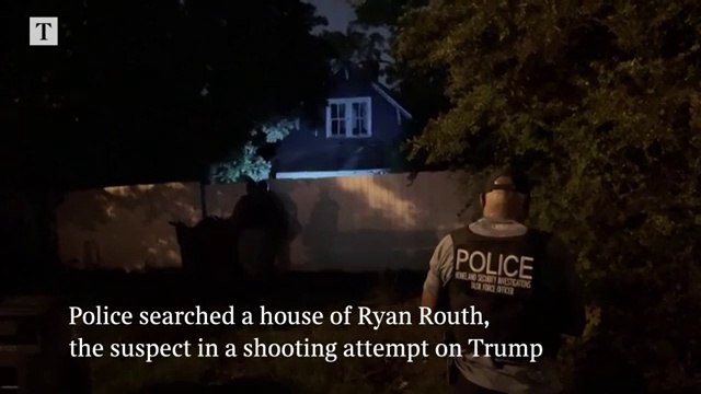 Trump shooting: Police raid suspect’s home in North Carolina
