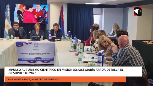Impulso al turismo científico en Misiones: José María Arrúa detalla el presupuesto 2025