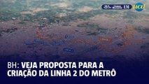 Veja como será o projeto da criação da linha 2 do metrô de Belo Horizonte