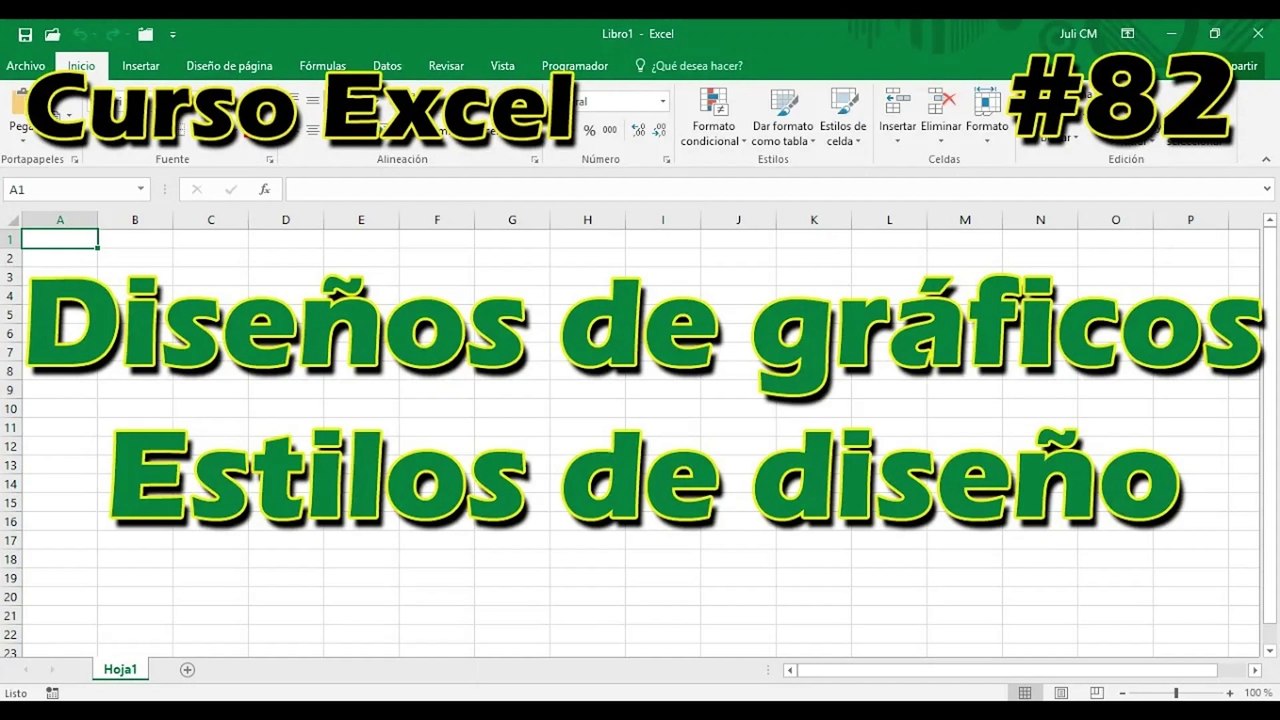 CURSO EXCEL [82] ► Diseños de GRÁFICOS & ESTILO...