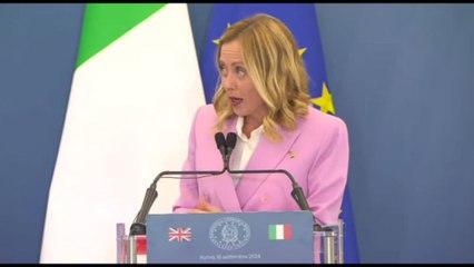 Meloni: annuncio 500 milioni di investimenti rafforza relazione con Gb