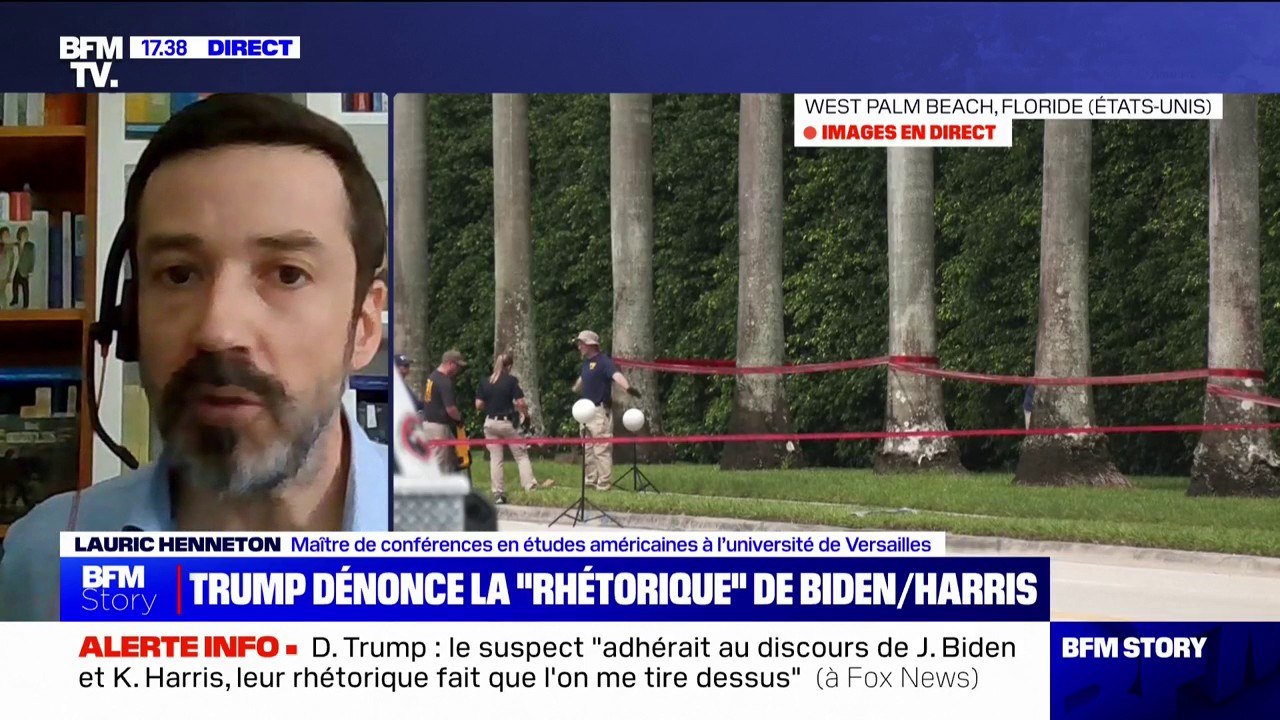 Électioaméricaine: la tentative d'assassinat contre Donald Trump en juillet "n'a eu aucun impact dans les sondages", assure Lauric Henneton (maître de conférences en études américaines)