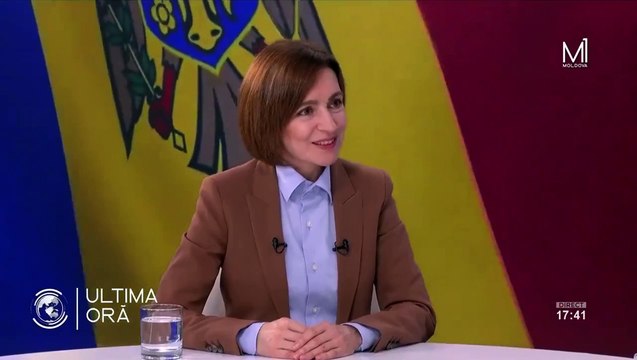 Scossa di terremoto in diretta tv in Moldavia, ma la presidente Sandu mantiene la calma