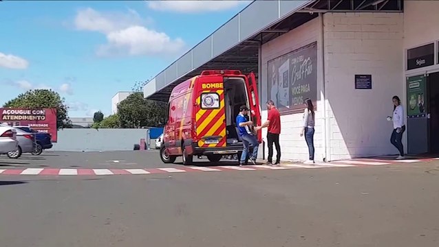 Idosa de 75 anos é socorrida no Bairro Pacaembu, em Cascavel