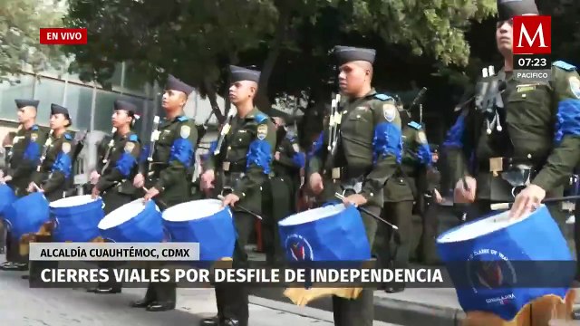 Ya hay cierres viales por el Desfile Militar en CdMx, estas son las alternativas