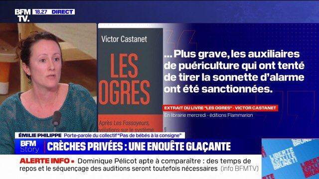 Crèches privées: Les dérives qui sont aujourd'hui pointées du doigt sont celles qu'on anticipait , assure Émilie Philippe (porte-parole du collectif Pas de bébés à la consigne )