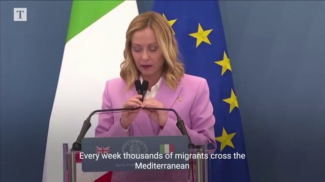 Starmer and Italian PM Meloni discuss immigration